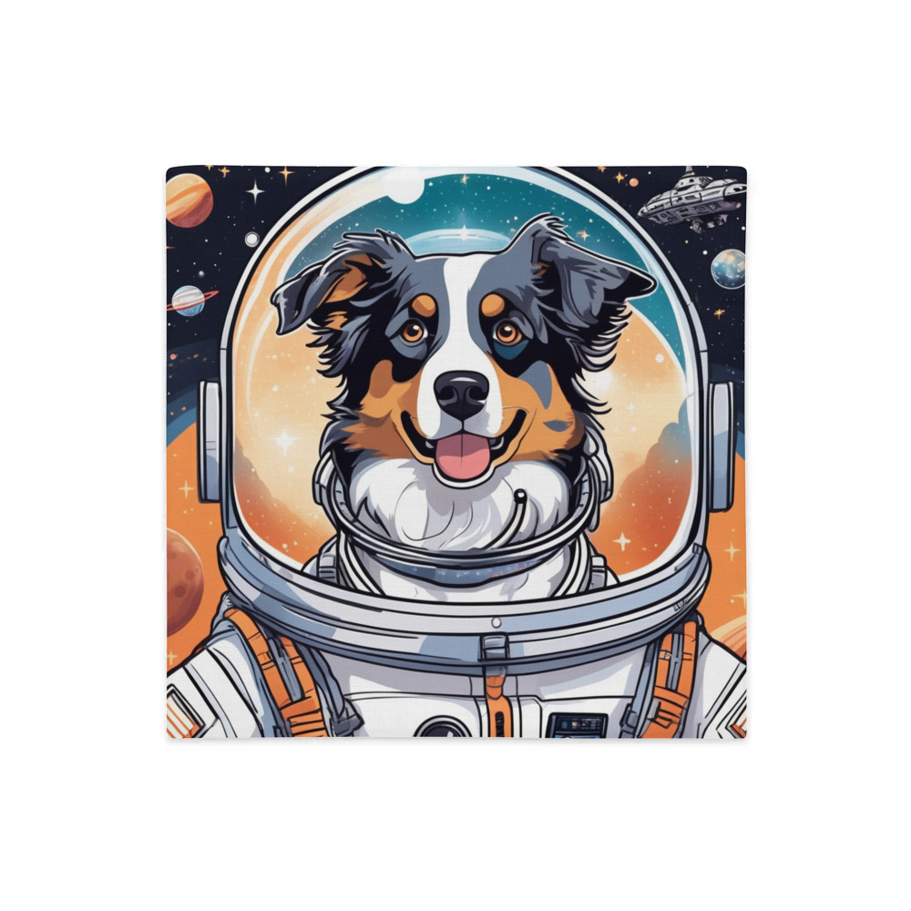 PugMug Custom Australian Shepherd Dog Premium Pillow Case