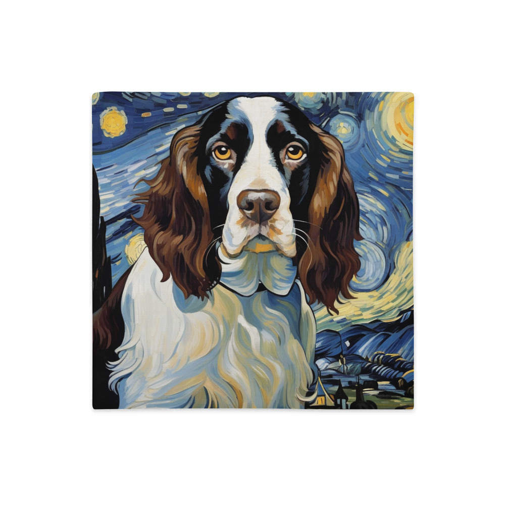 PugMug Custom English Springer Spaniel Premium Pillow Case