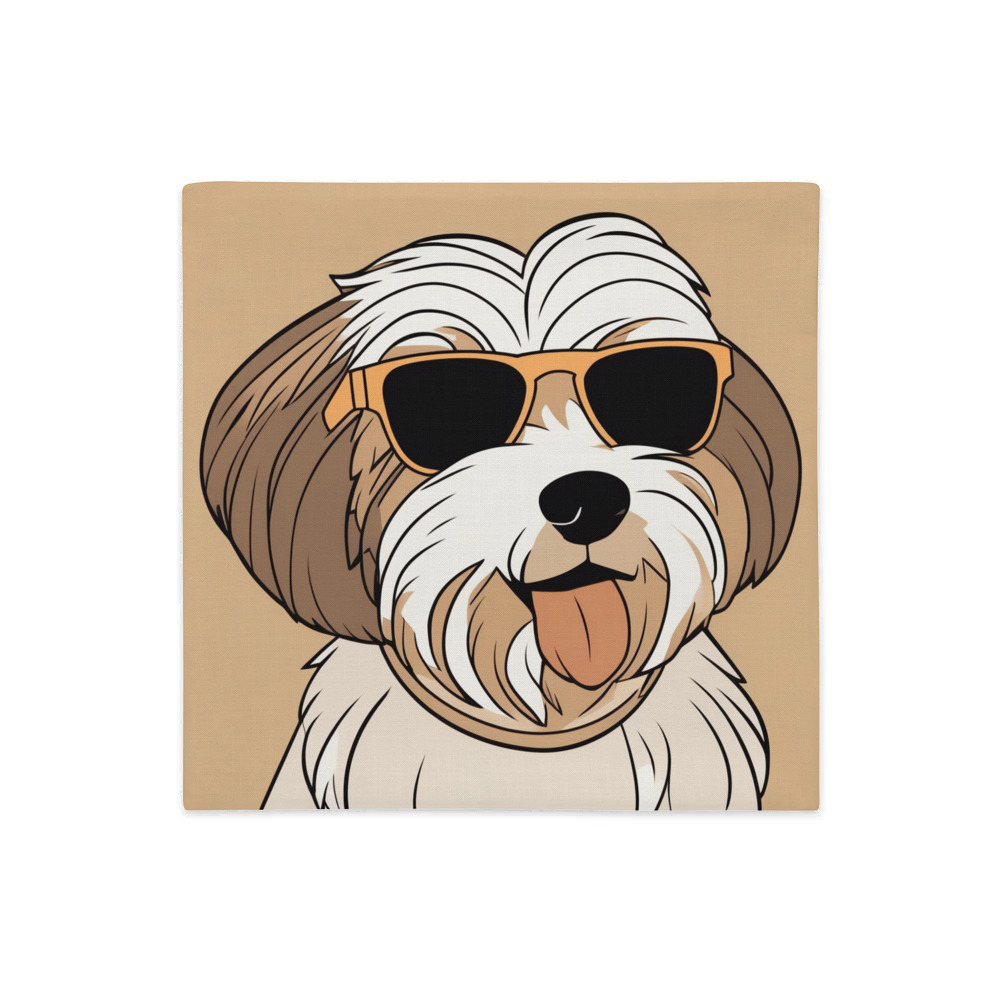 PugMug Custom Tan Havanese Dog Premium Pillow Case