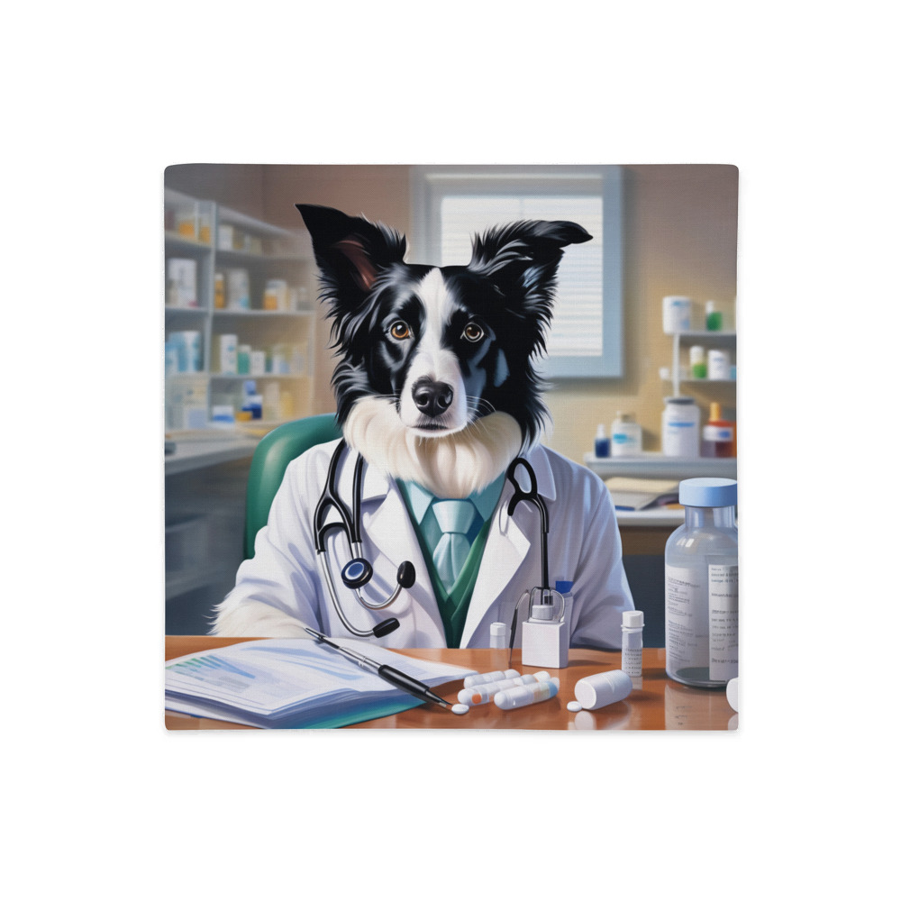 PugMug Custom Border Collie Premium Pillow Case