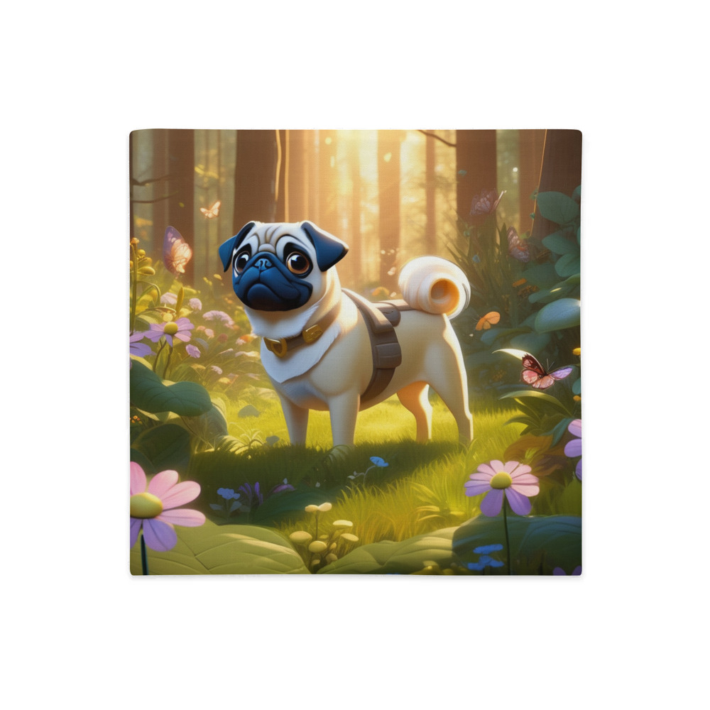 PugMug Custom Pug Premium Pillow Case