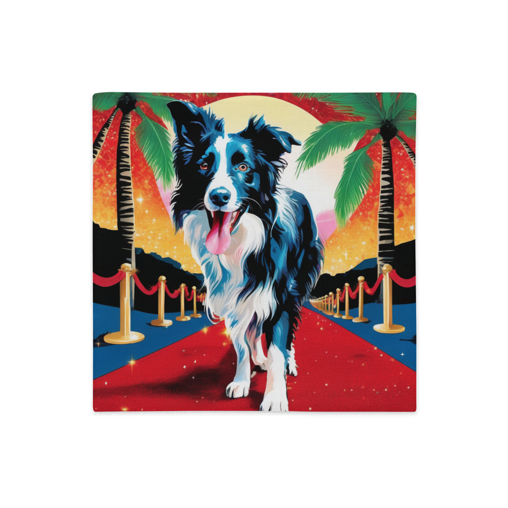 PugMug Custom Border Collie Premium Pillow Case