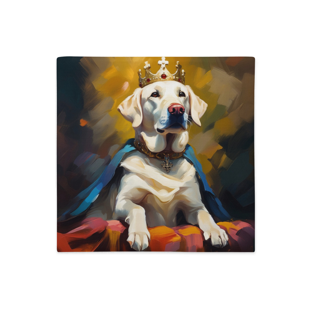 PugMug Custom White Labrador Retriever Premium Pillow Case