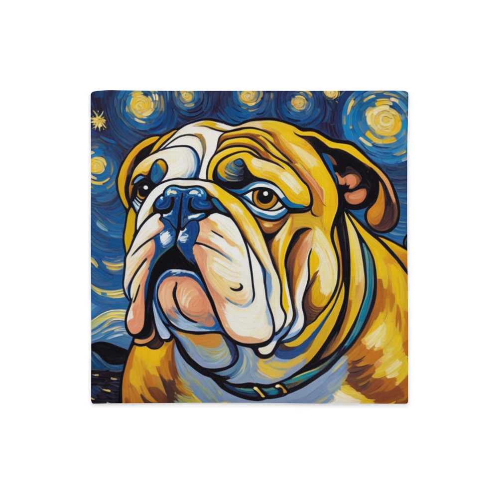 PugMug Custom Bulldog Premium Pillow Case