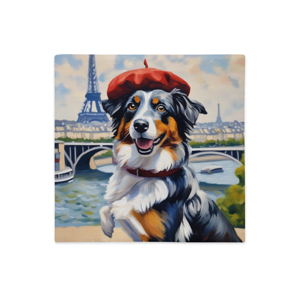 PugMug Custom Australian Shepherd Dog Premium Pillow Case