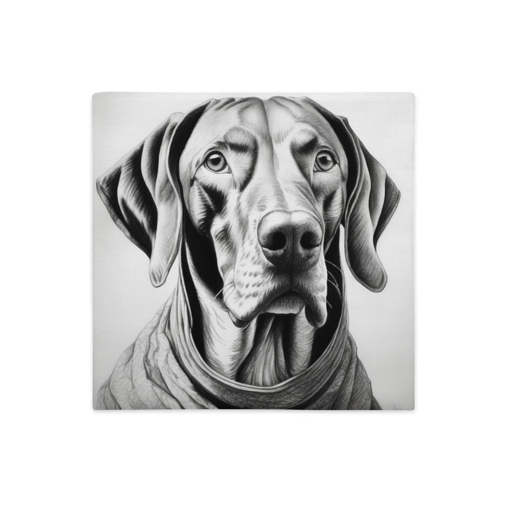 PugMug Custom Vizsla Premium Pillow Case