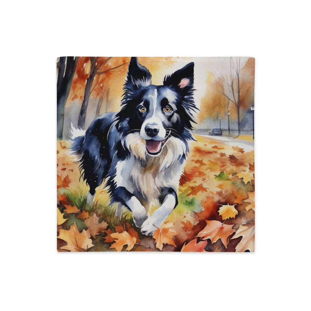 PugMug Custom Border Collie Premium Pillow Case