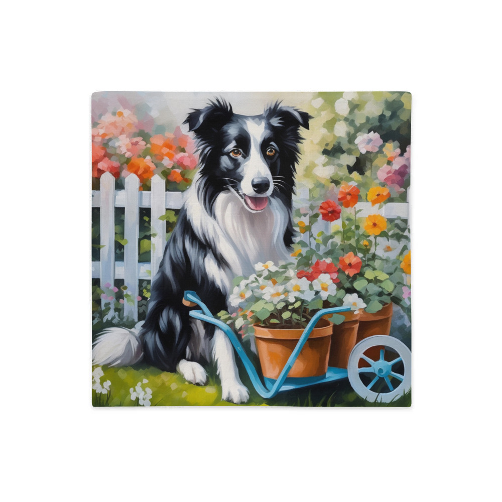 PugMug Custom Border Collie Premium Pillow Case