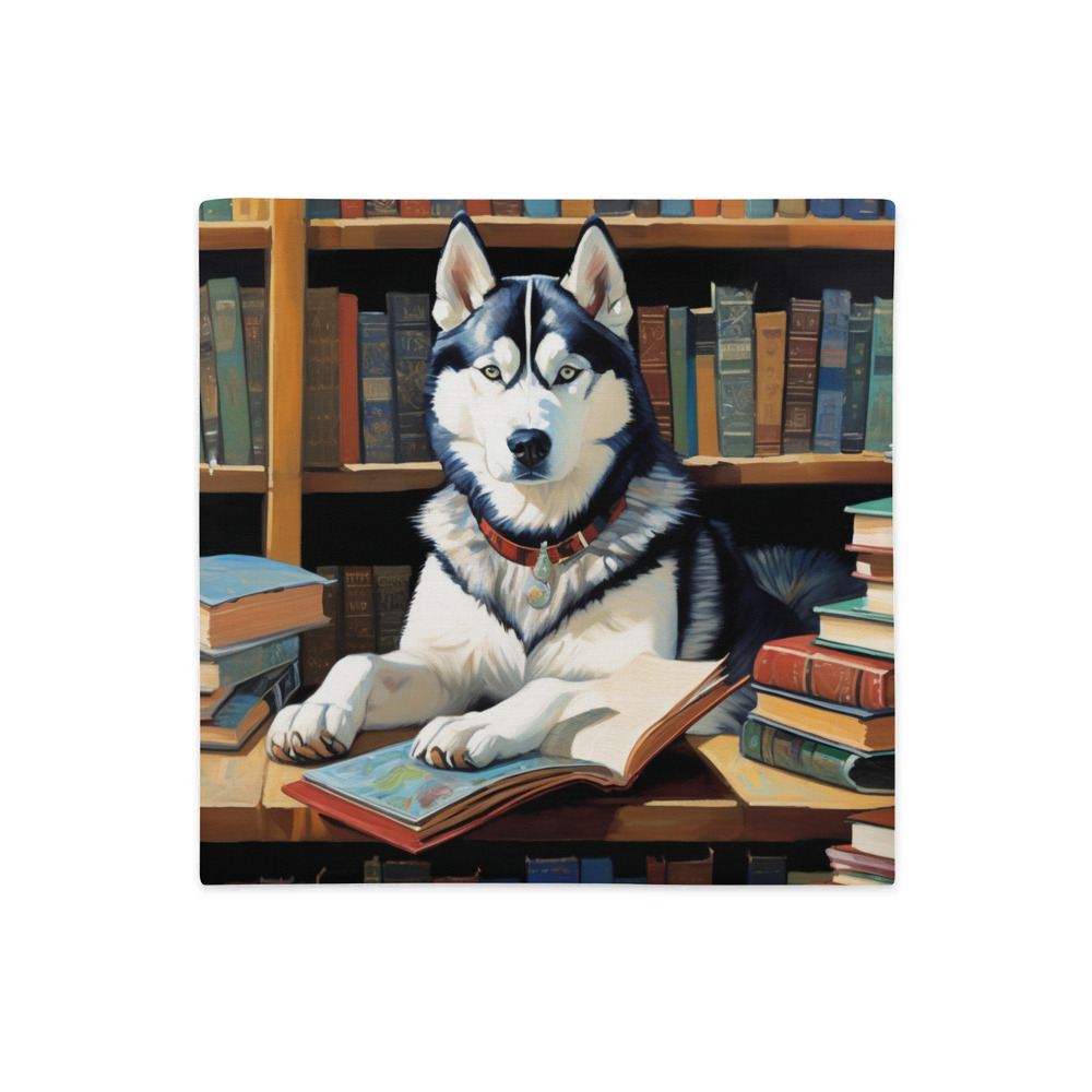 PugMug Custom Siberian Husky Premium Pillow Case