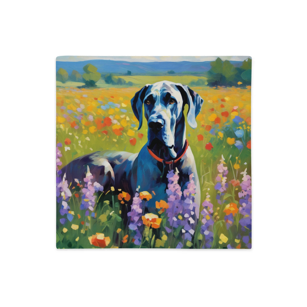 PugMug Custom Great Dane Premium Pillow Case