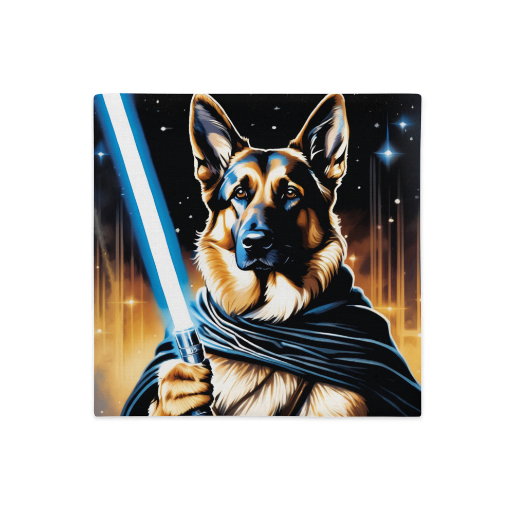 PugMug Custom German Shepherd Dog Premium Pillow Case