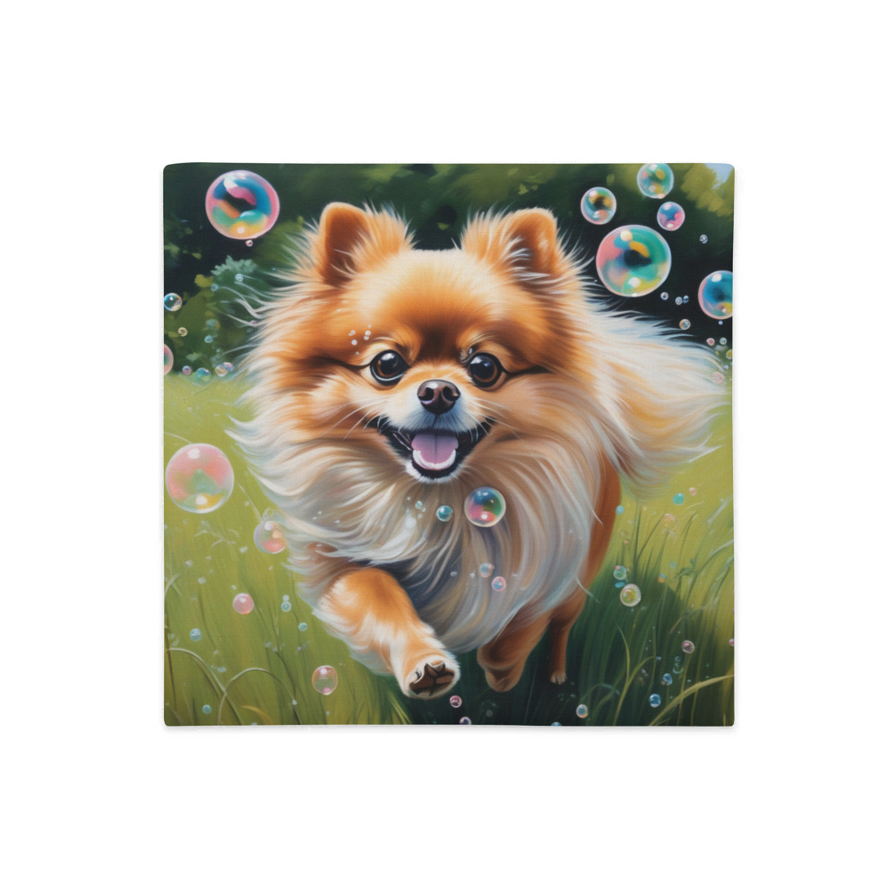 PugMug Custom Tan Pomeranian Premium Pillow Case
