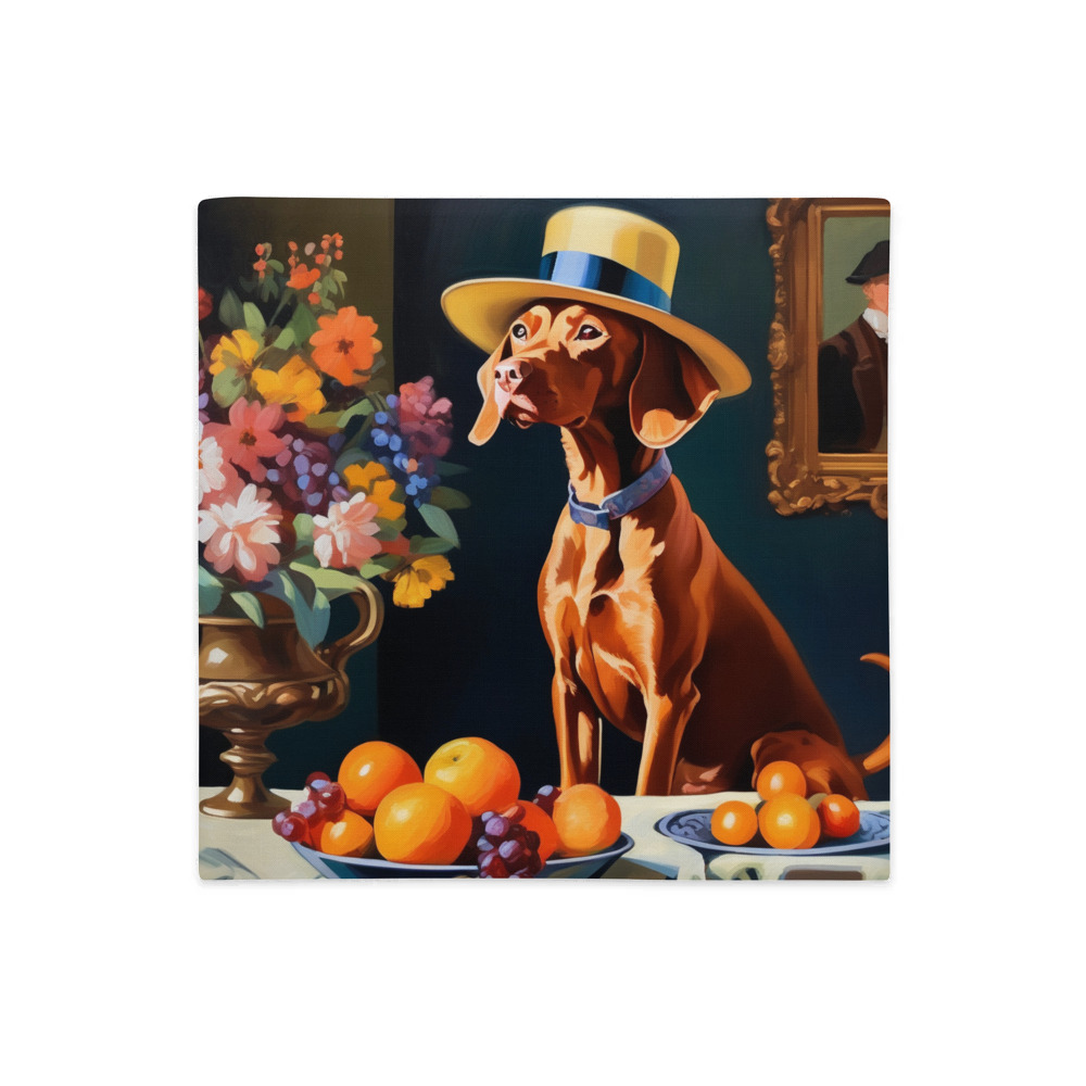 PugMug Custom Vizsla Premium Pillow Case