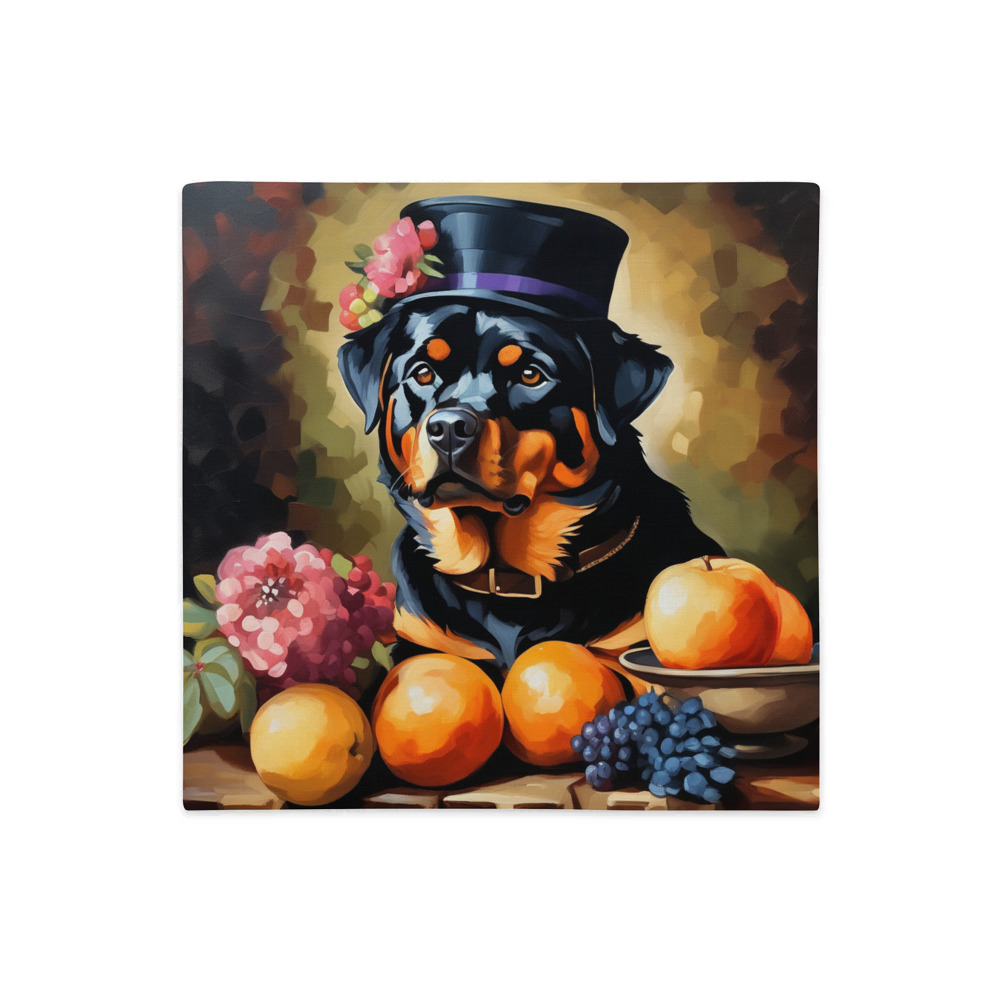 PugMug Custom Rottweiler Premium Pillow Case