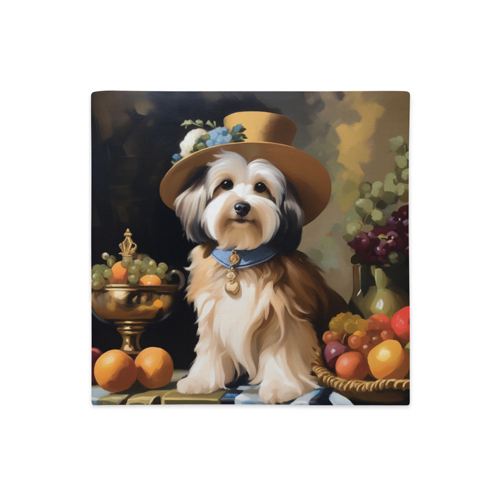 PugMug Custom Tan Havanese Dog Premium Pillow Case