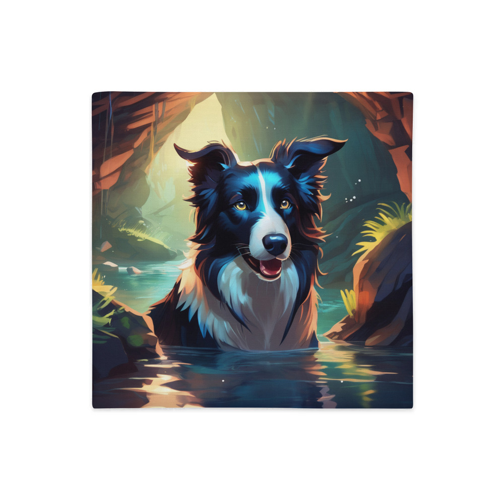 PugMug Custom Border Collie Premium Pillow Case