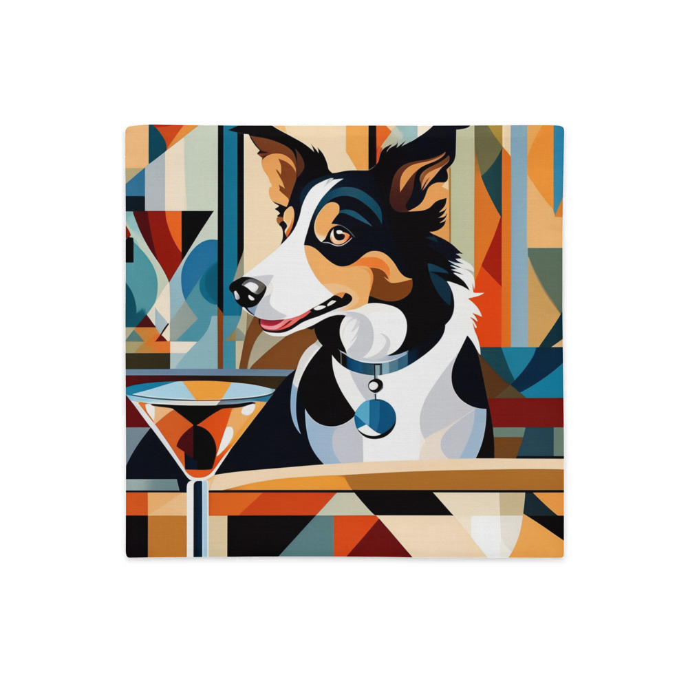 PugMug Custom Border Collie Premium Pillow Case