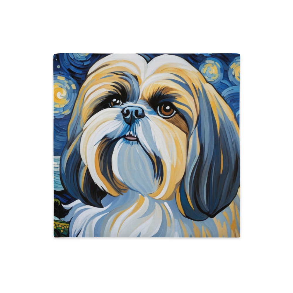 PugMug Custom Shih Tzu Premium Pillow Case