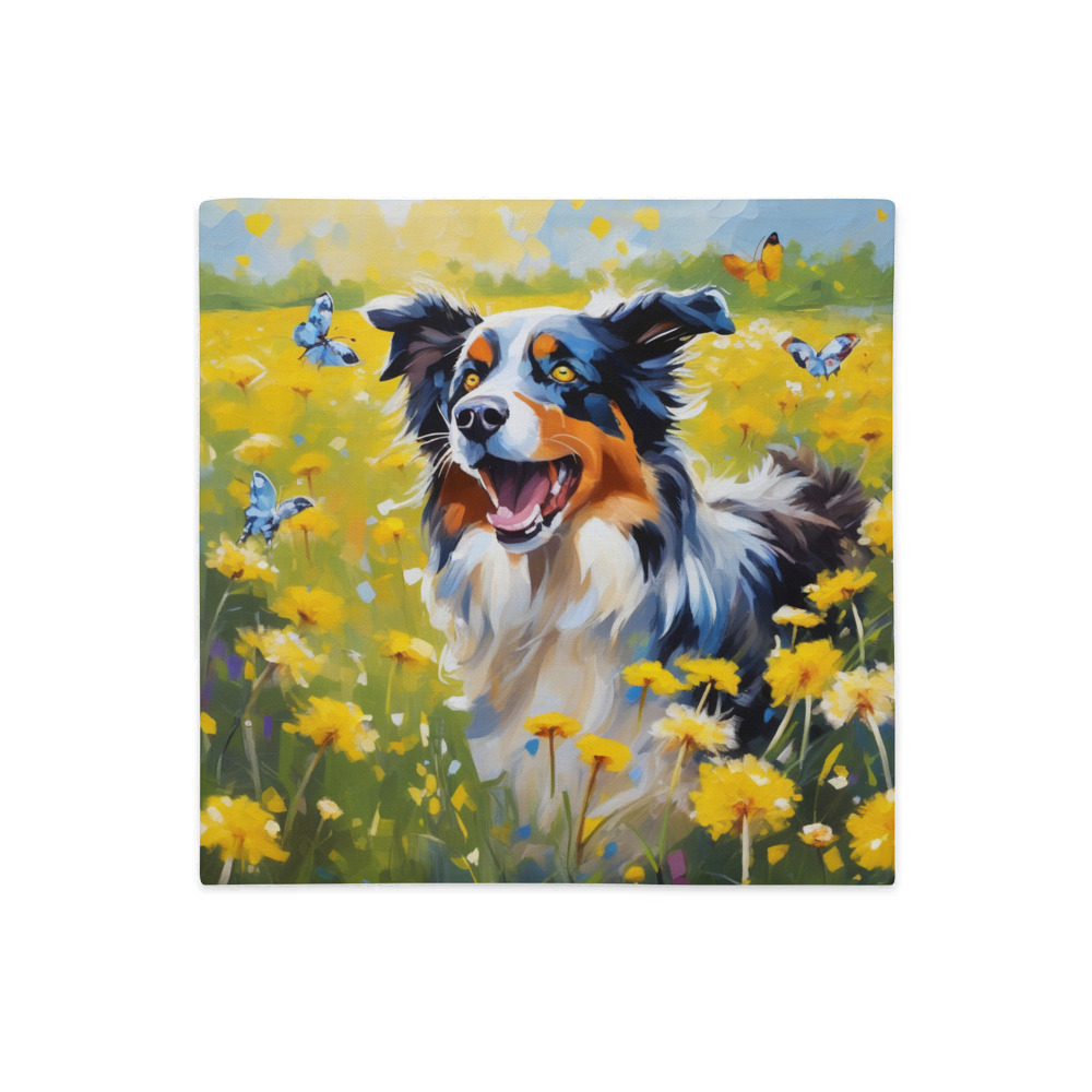 PugMug Custom Australian Shepherd Dog Premium Pillow Case