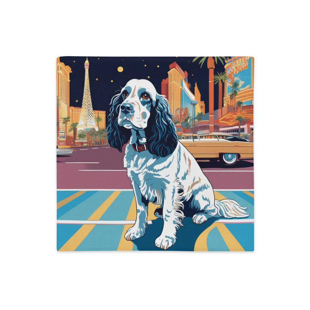 PugMug Custom English Cocker Spaniel Premium Pillow Case
