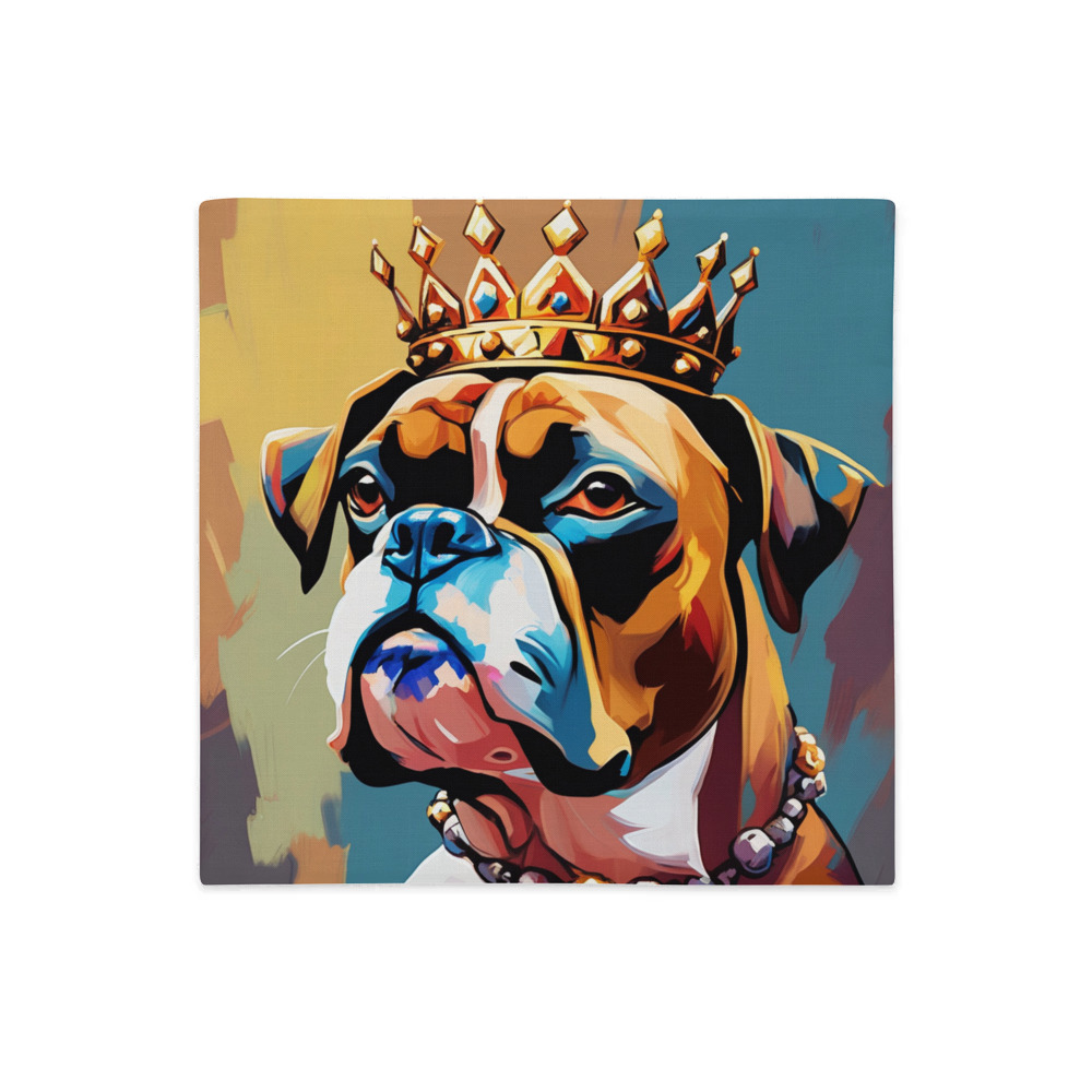 PugMug Custom Boxer Dog Premium Pillow Case