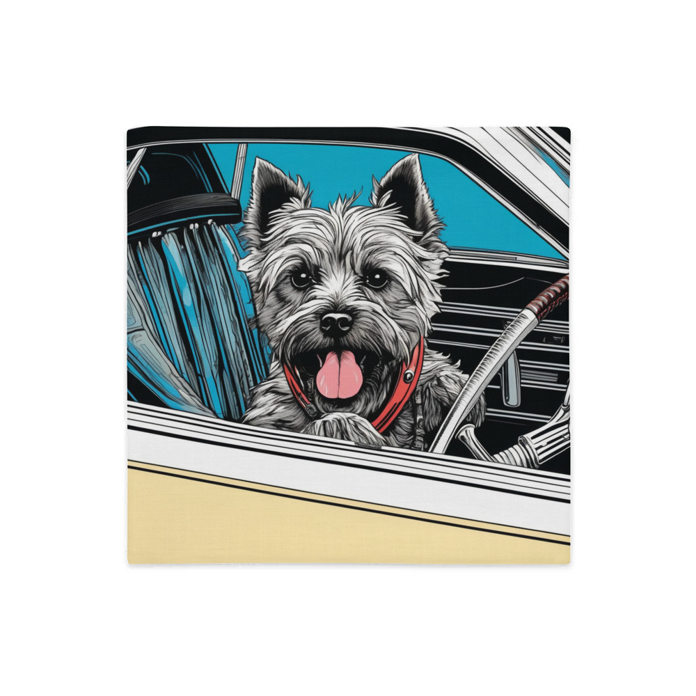 PugMug Custom Cairn Terrier Premium Pillow Case