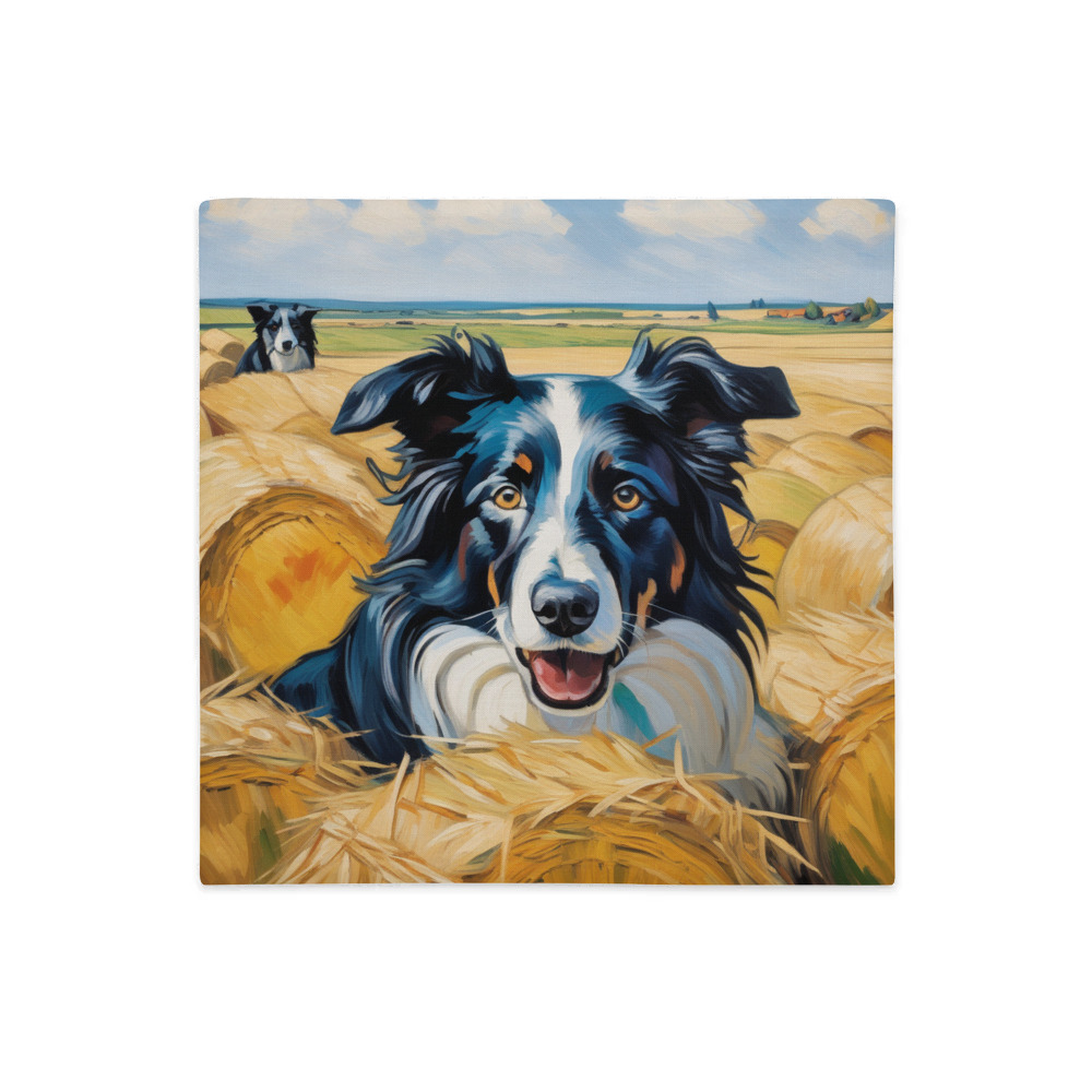 PugMug Custom Border Collie Premium Pillow Case