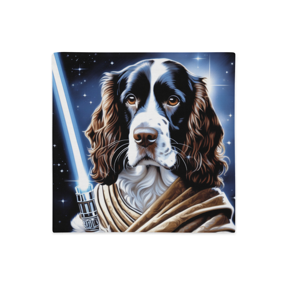 PugMug Custom English Springer Spaniel Premium Pillow Case