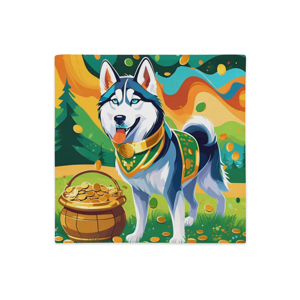 PugMug Custom Siberian Husky Premium Pillow Case