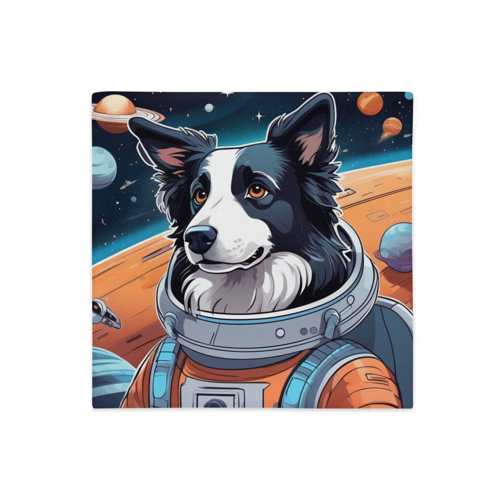 PugMug Custom Border Collie Premium Pillow Case