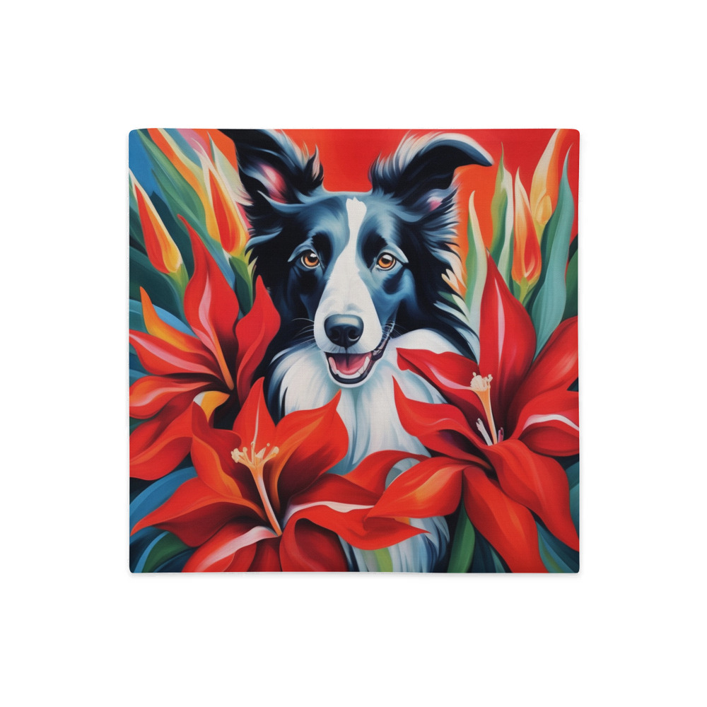 PugMug Custom Border Collie Premium Pillow Case