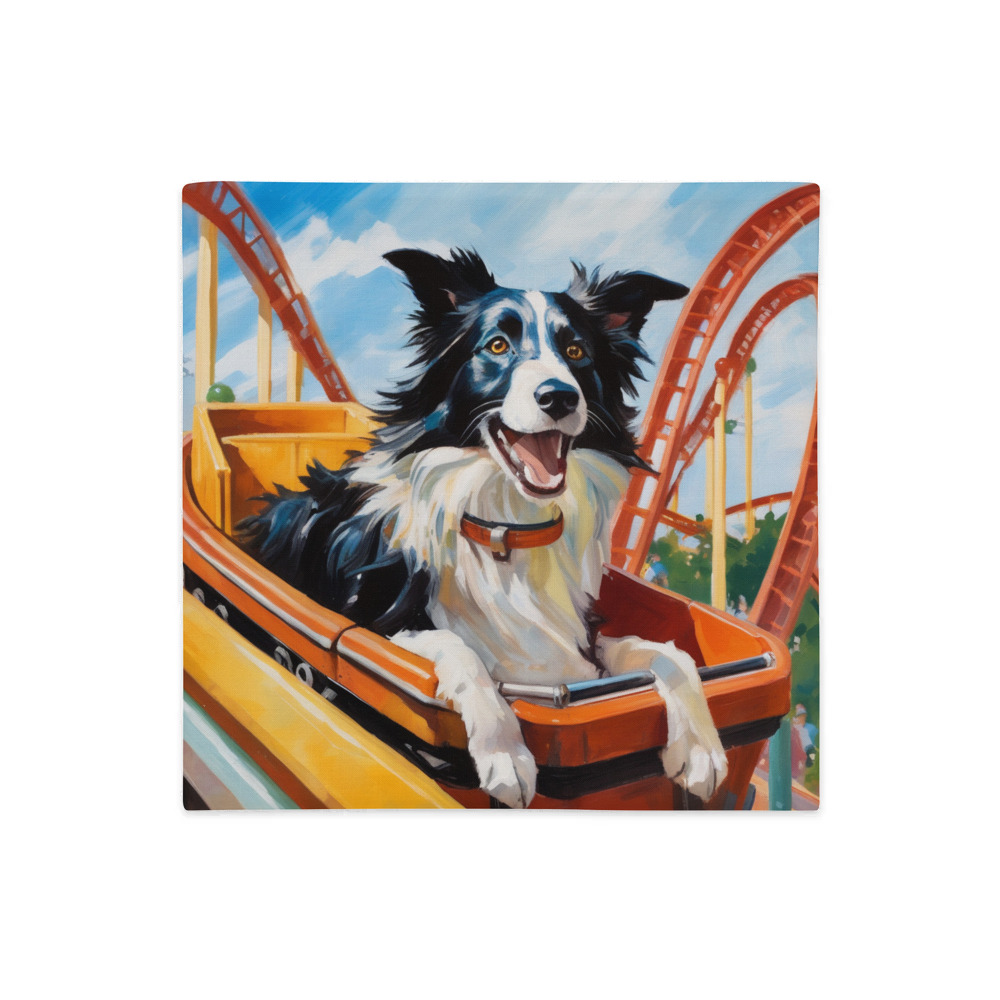 PugMug Custom Border Collie Premium Pillow Case