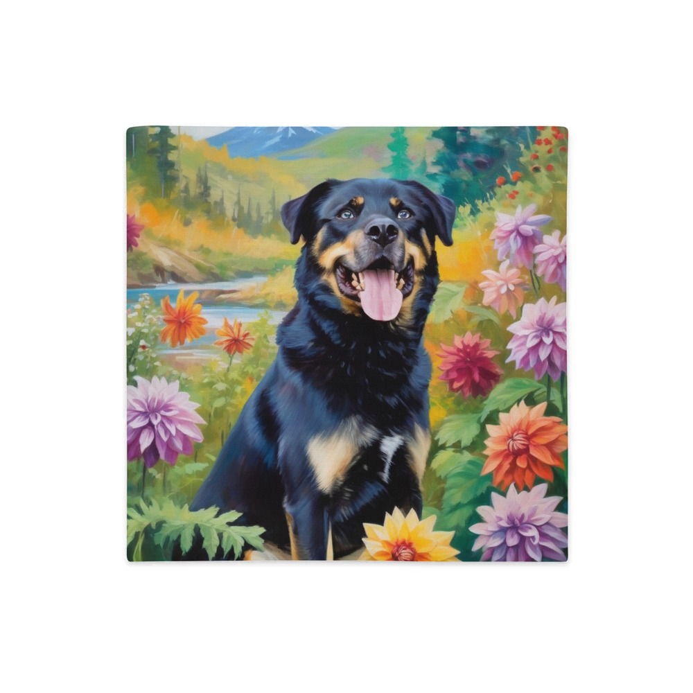 PugMug Custom Blue Premium Pillow Case