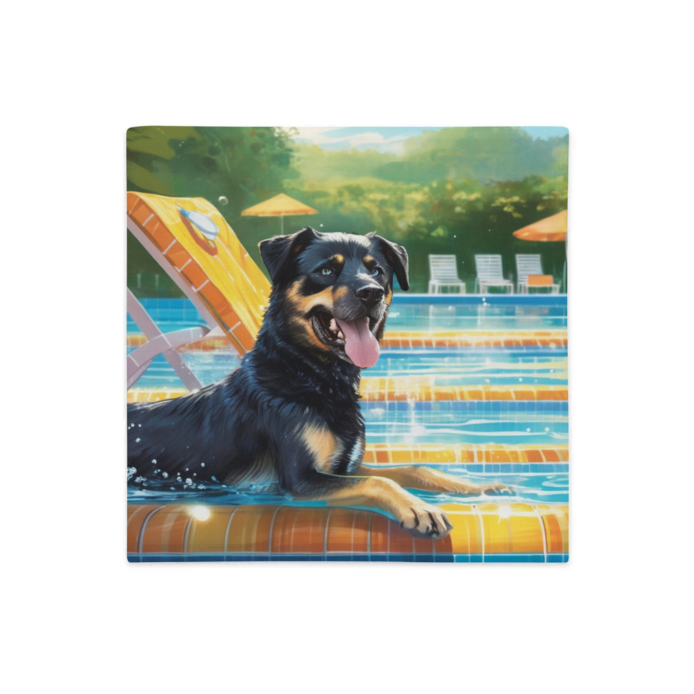 PugMug Custom Blue Premium Pillow Case