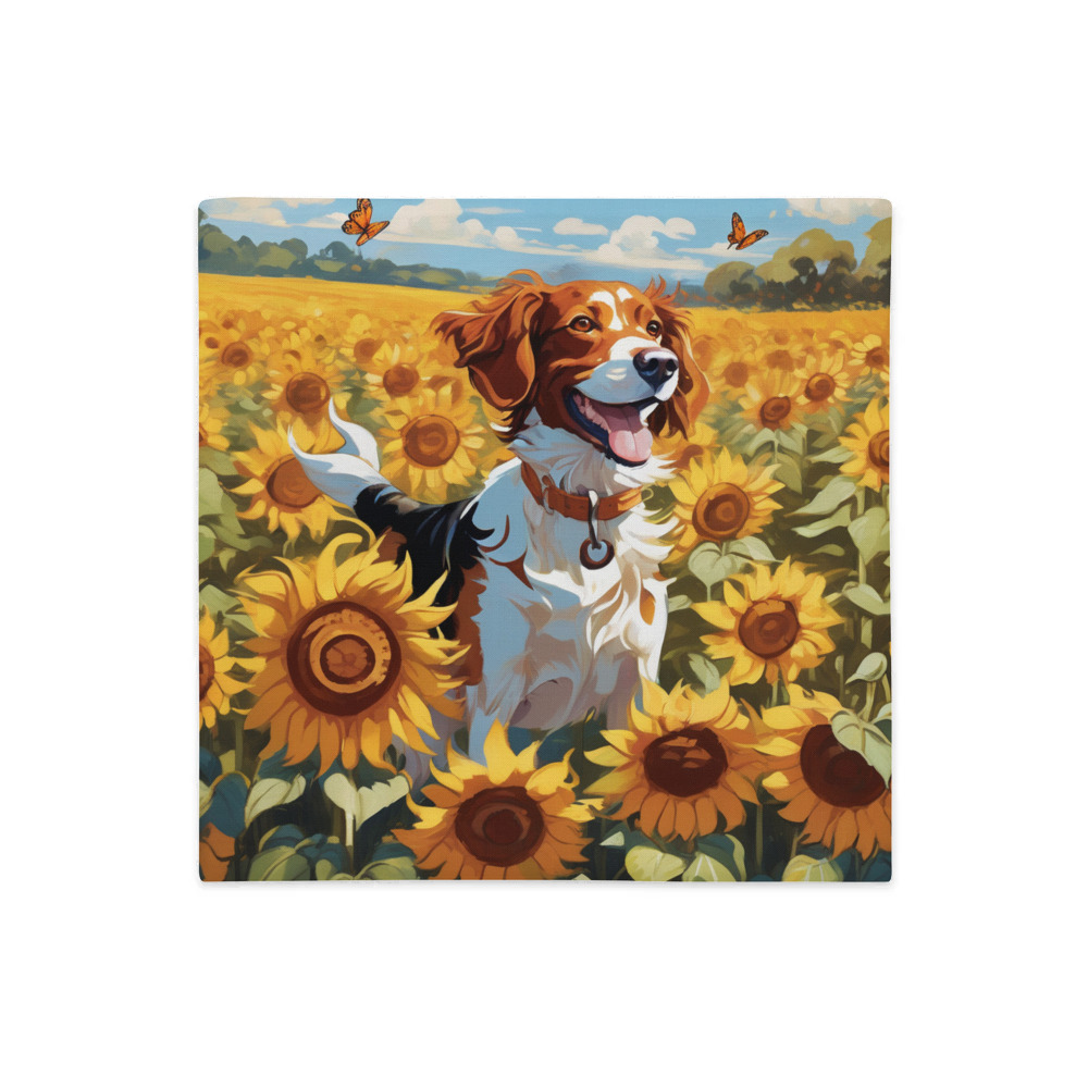 PugMug Custom Brittany Dog Premium Pillow Case