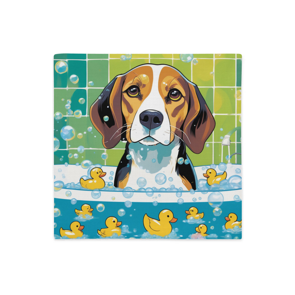 PugMug Custom Beagle Premium Pillow Case