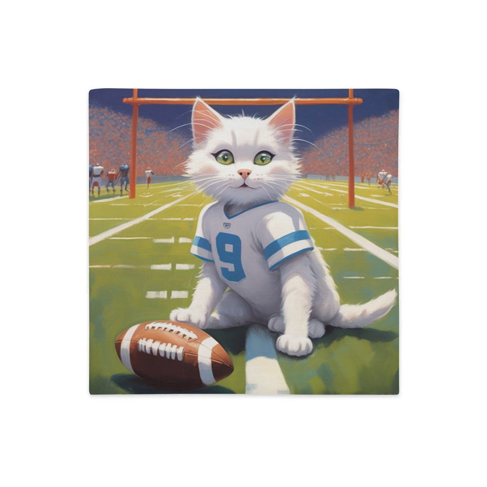 PugMug Custom White Companion Cat Premium Pillow Case