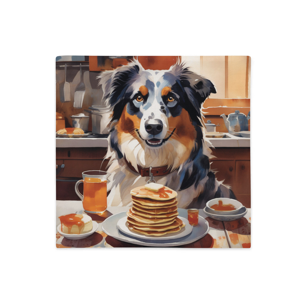 PugMug Custom Australian Shepherd Dog Premium Pillow Case