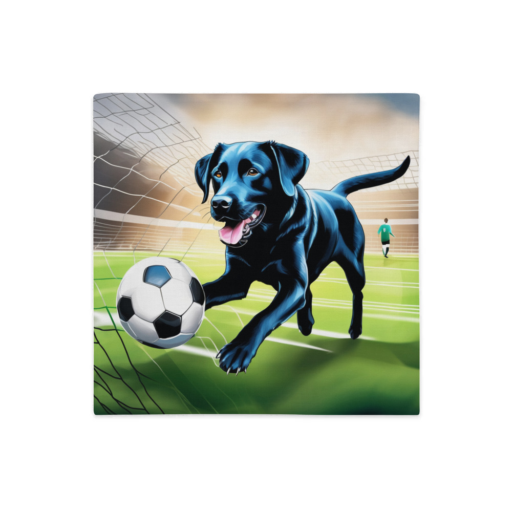 PugMug Custom Black Labrador Retriever Premium Pillow Case