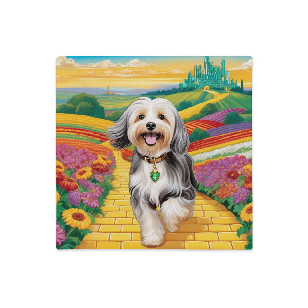 PugMug Custom Tan Havanese Dog Premium Pillow Case