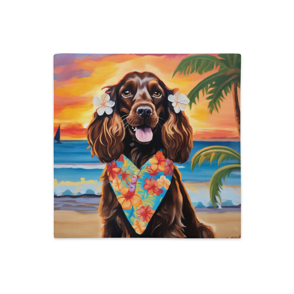 PugMug Custom Cocker Spaniel Premium Pillow Case