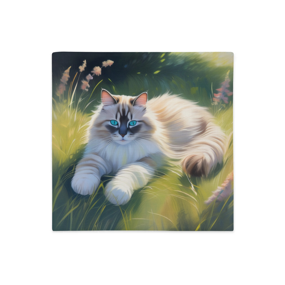 PugMug Custom Tabby Ragdoll Cat Premium Pillow Case