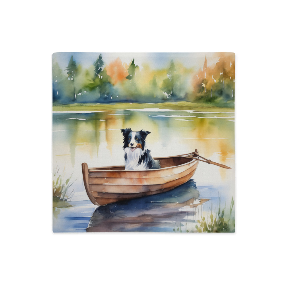 PugMug Custom Border Collie Premium Pillow Case