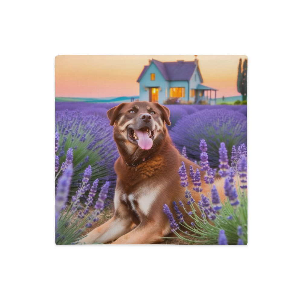 PugMug Custom Blue Premium Pillow Case