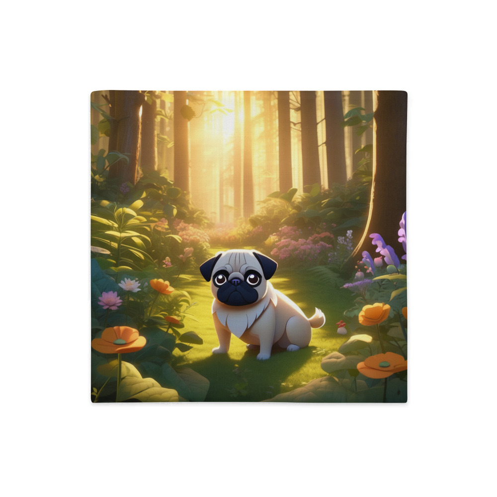 PugMug Custom Pug Premium Pillow Case