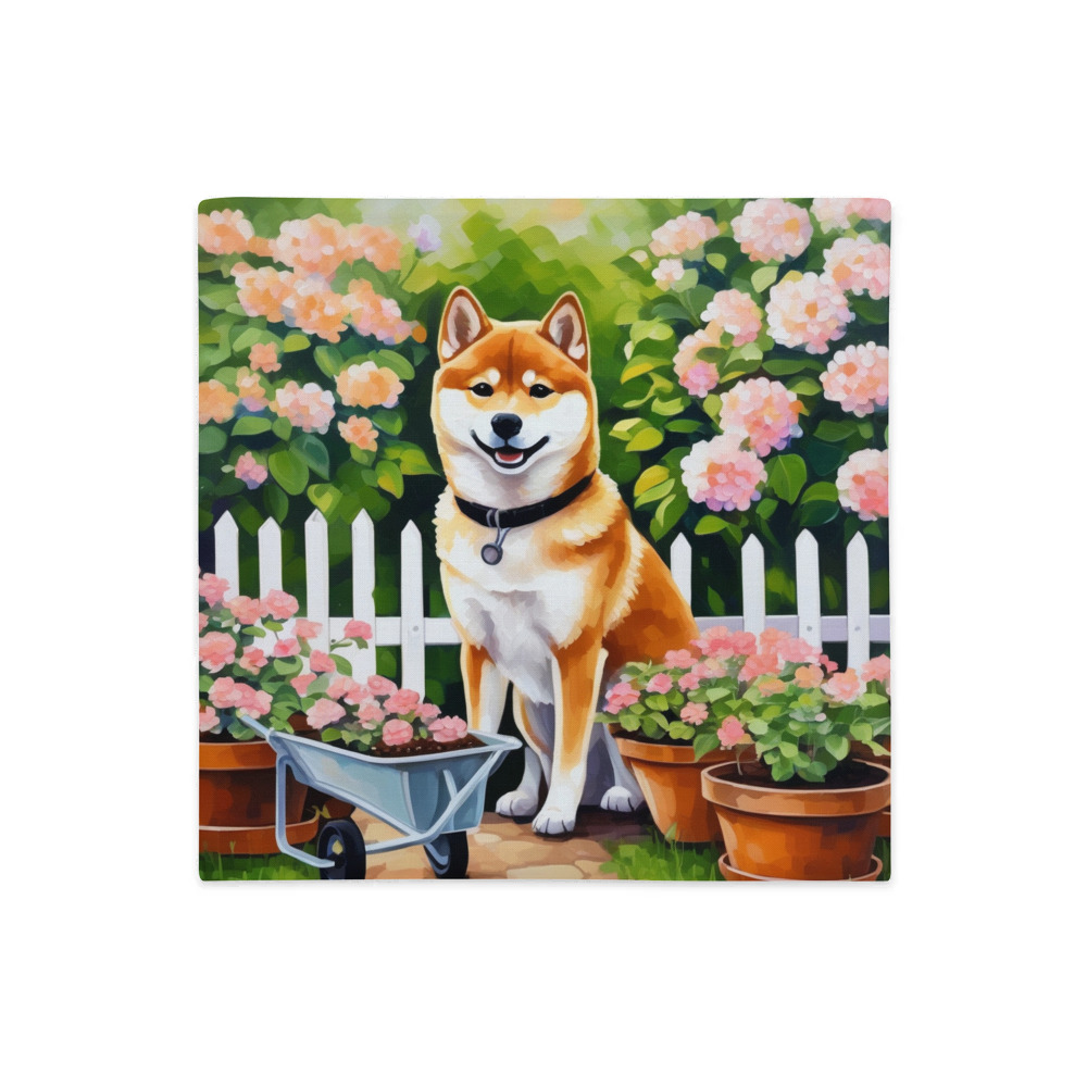 PugMug Custom Shiba Inu Premium Pillow Case