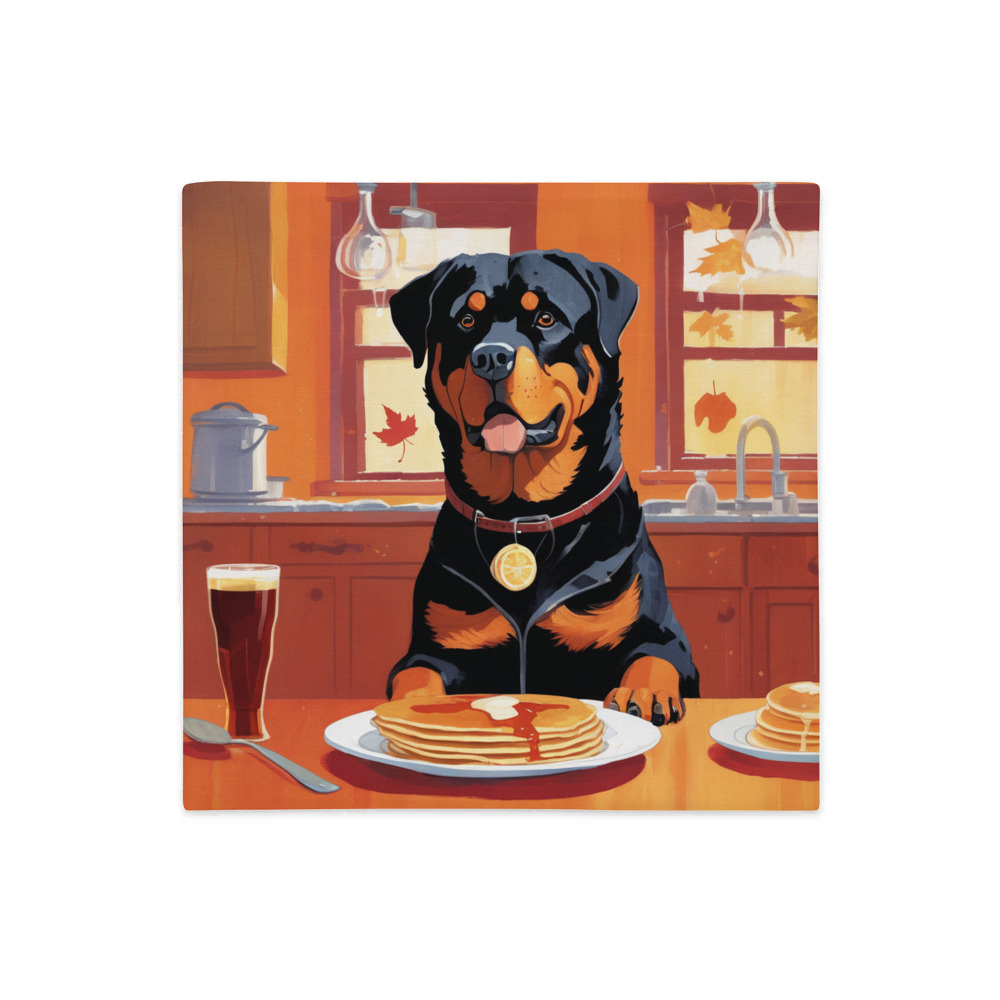 PugMug Custom Rottweiler Premium Pillow Case