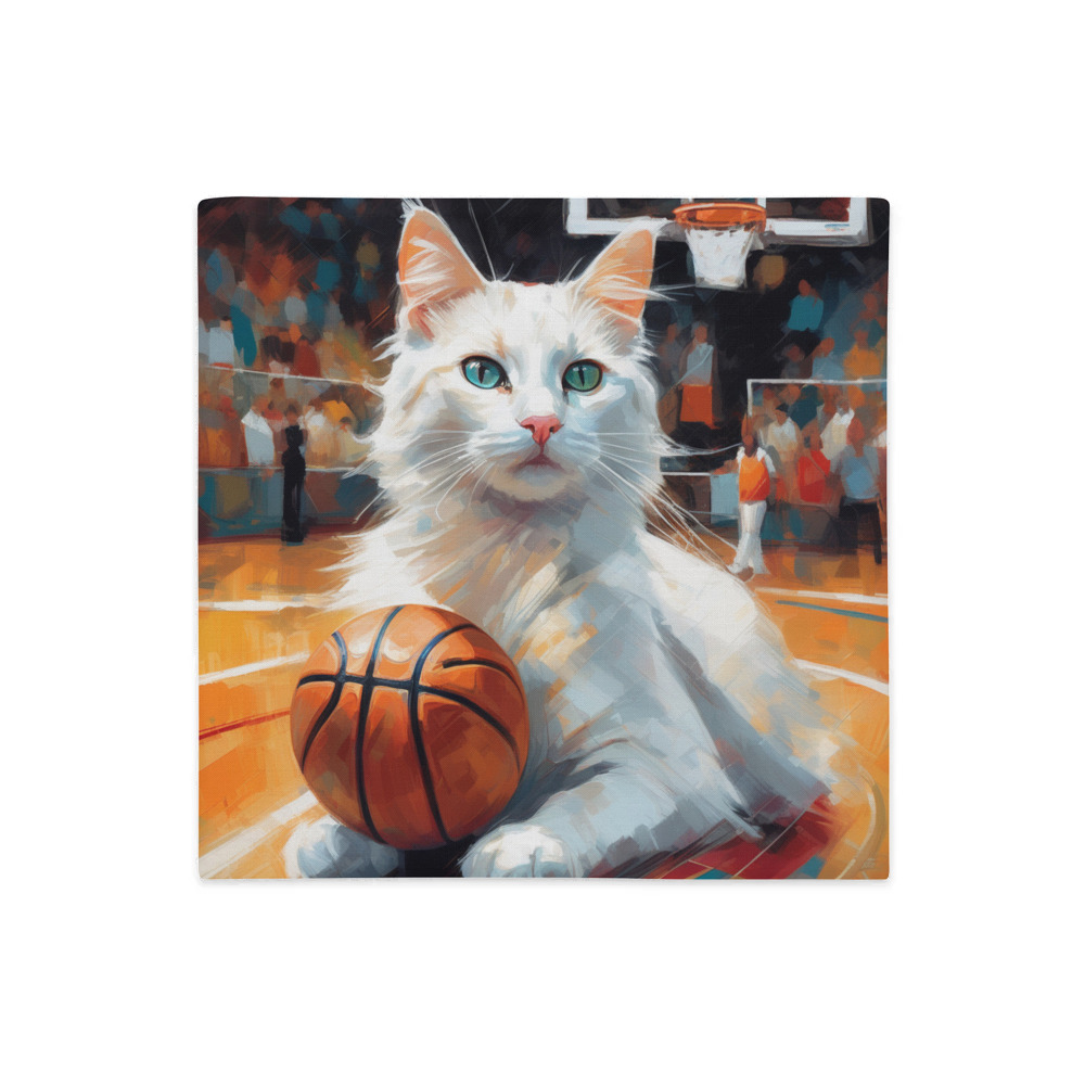 PugMug Custom White Companion Cat Premium Pillow Case