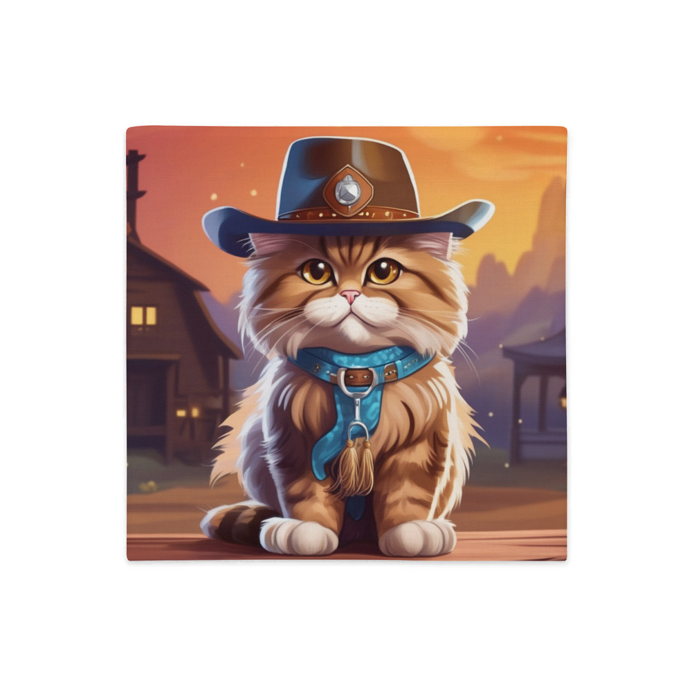 PugMug Custom Tabby Persian Cat Premium Pillow Case