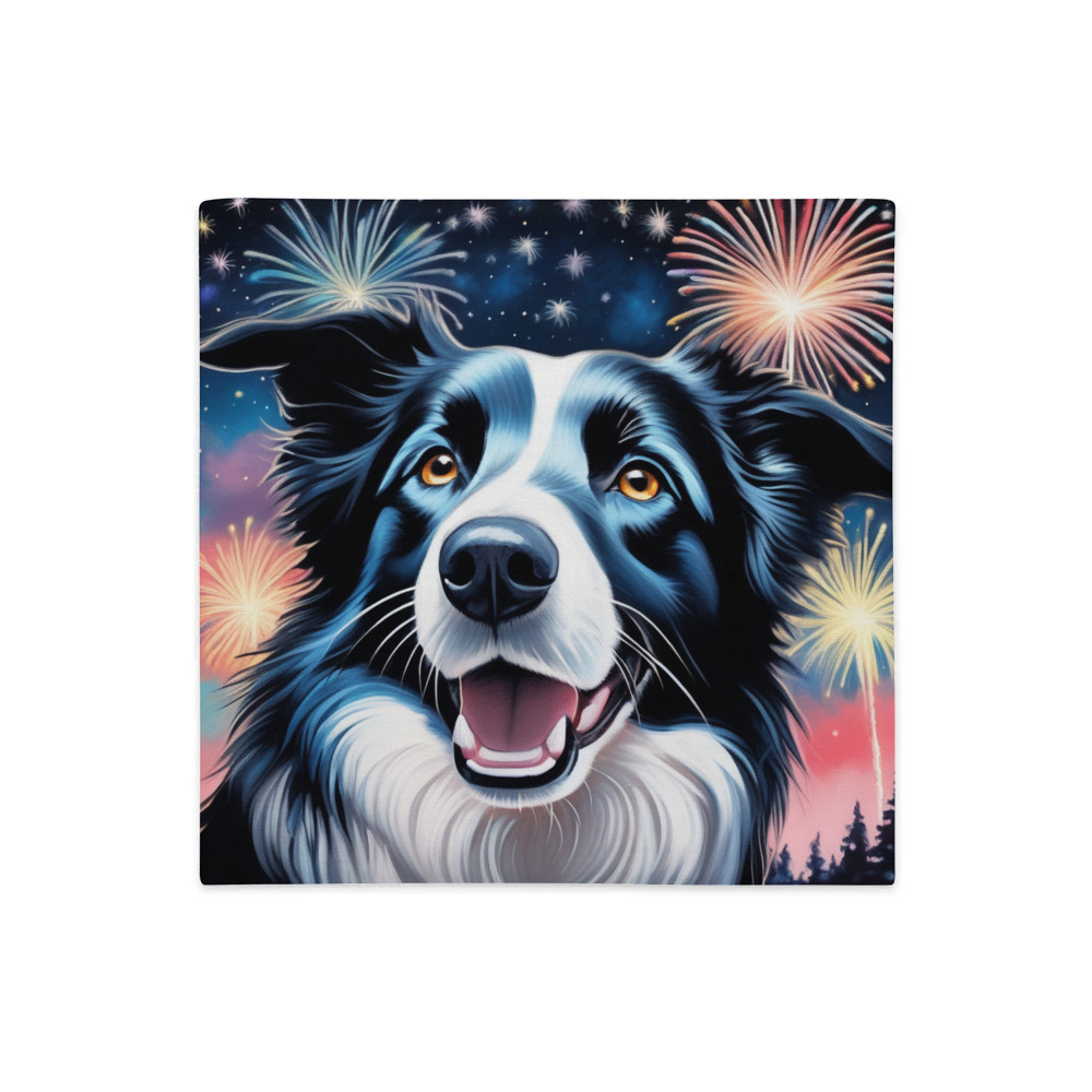 PugMug Custom Border Collie Premium Pillow Case